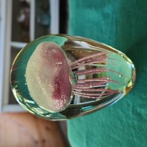 Jellyfish Paperweight - GLOWS!!